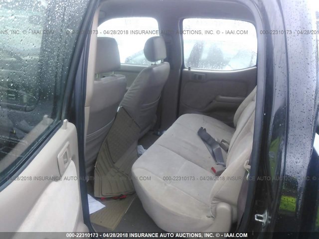 5TEHN72N74Z314790 - 2004 TOYOTA TACOMA DOUBLE CAB 黑色 照片 8