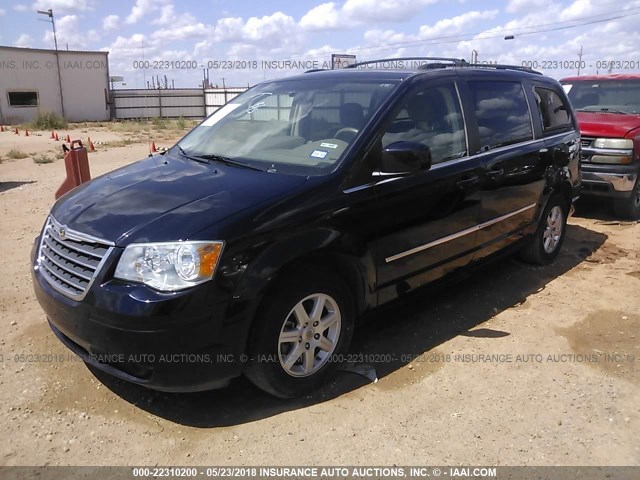 2A4RR5D19AR153779 - 2010 CHRYSLER TOWN & COUNTRY TOURING BLACK photo 2