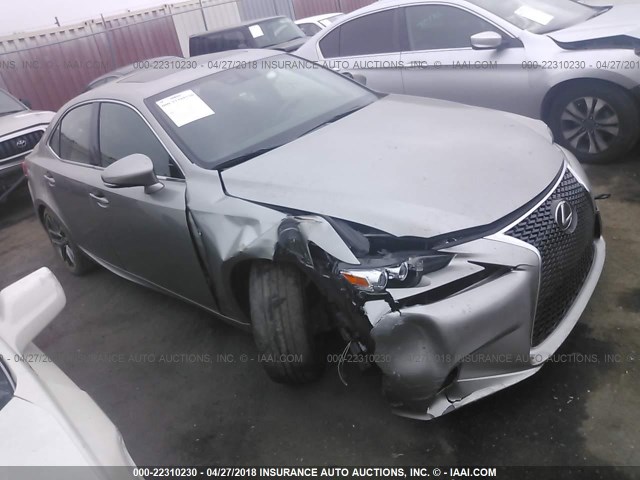 JTHBA1D25G5028654 - 2016 LEXUS IS 200T GRAY photo 1