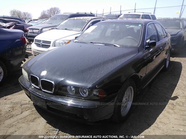 WBADT43431GX22390 - 2001 BMW 525 I AUTOMATIC BLACK photo 2