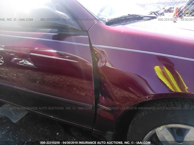 2T1BR12E6YC365104 - 2000 TOYOTA COROLLA VE/CE/LE 红色 照片 6