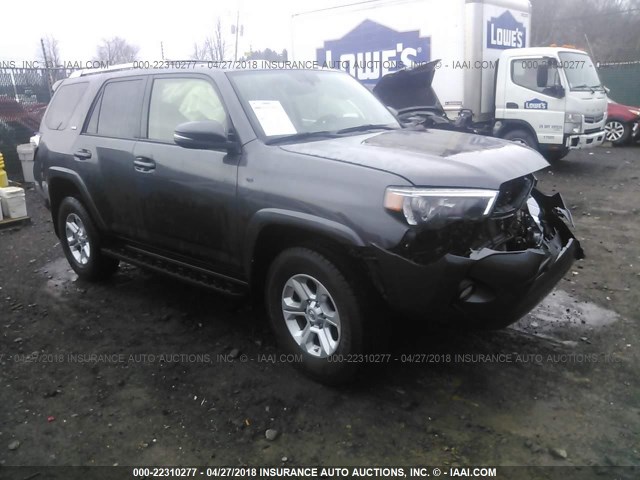 JTEBU5JR2G5343537 - 2016 TOYOTA 4RUNNER SR5 PREM/LTDL/TRAIL/TRD GRAY photo 1