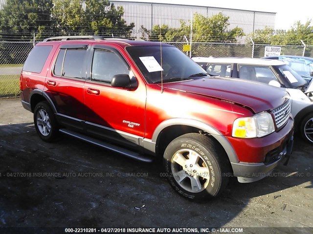 1FMZU73K34UA54114 - 2004 FORD EXPLORER XLT/XLT SPORT/NBX RED photo 1