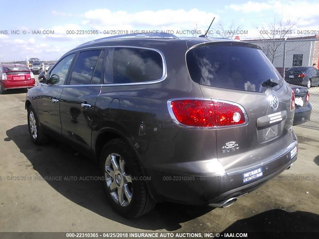 5GAER23778J163316 - 2008 BUICK ENCLAVE CXL Champagne photo 3