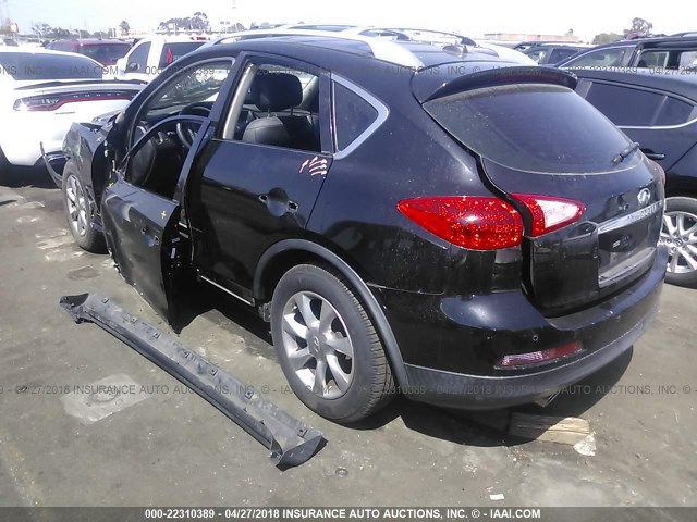 JNKAJ09E48M306525 - 2008 INFINITI EX35 JOURNEY BLACK photo 3