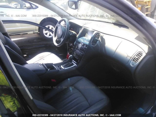 JNKAJ09E48M306525 - 2008 INFINITI EX35 JOURNEY BLACK photo 5