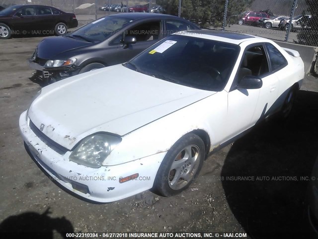 JHMBB6248YC007437 - 2000 HONDA PRELUDE WHITE photo 2