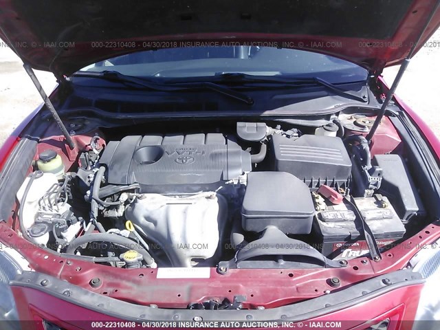 4T1BF3EK9BU702831 - 2011 TOYOTA CAMRY SE/LE/XLE 红色 照片 10