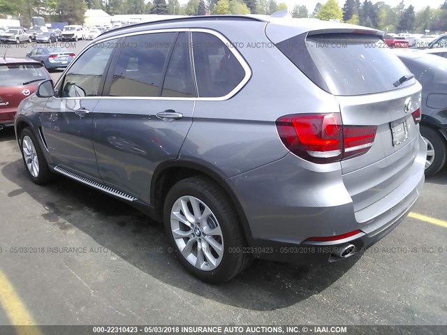5UXKR0C51G0P32068 - 2016 BMW X5 XDRIVE35I GRAY photo 3