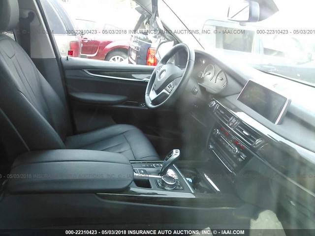 5UXKR0C51G0P32068 - 2016 BMW X5 XDRIVE35I GRAY photo 5