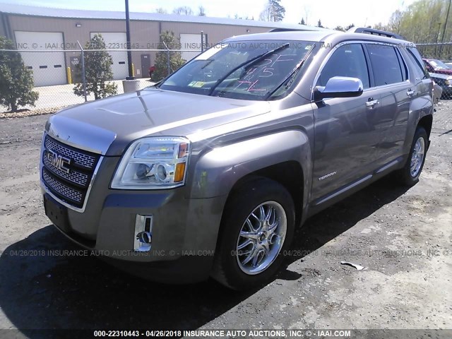 2GKFLTEK4C6123300 - 2012 GMC TERRAIN SLE SILVER photo 2