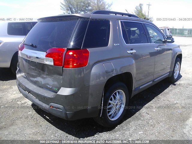 2GKFLTEK4C6123300 - 2012 GMC TERRAIN SLE SILVER photo 4