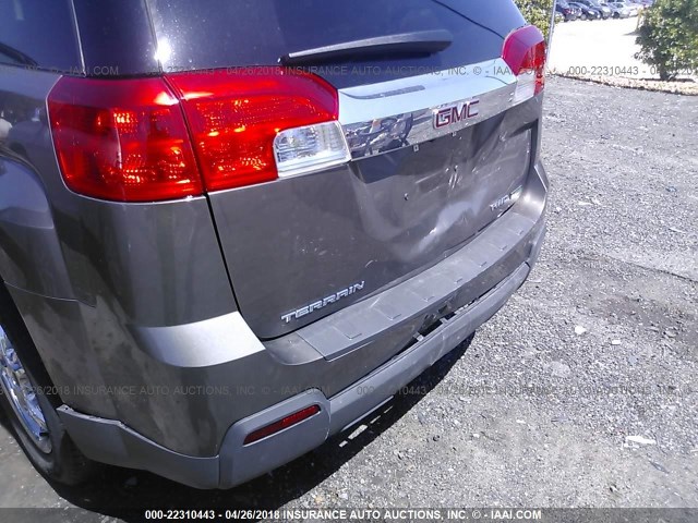 2GKFLTEK4C6123300 - 2012 GMC TERRAIN SLE SILVER photo 6