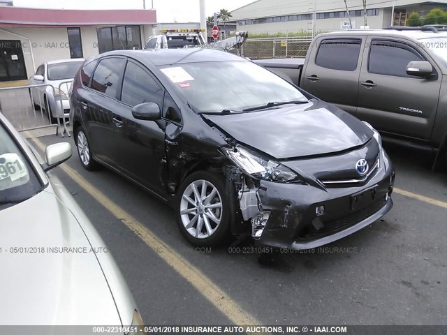 JTDZN3EU1C3182574 - 2012 TOYOTA PRIUS V GRAY photo 1