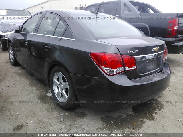 1G1PC5SB3F7278918 - 2015 CHEVROLET CRUZE LT BLACK photo 3