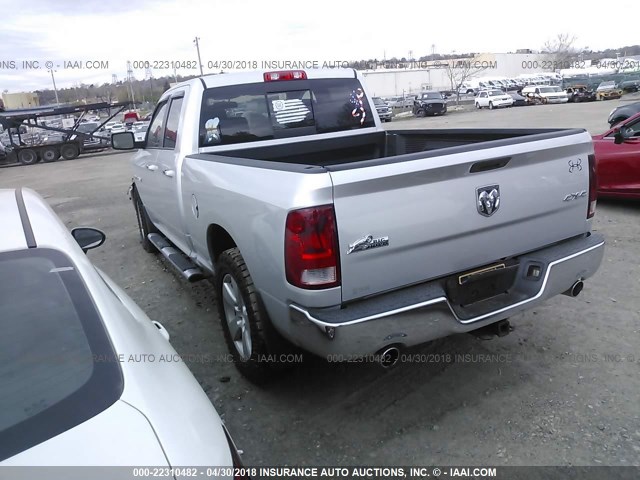 1D7RV1GT2AS204888 - 2010 DODGE RAM 1500 SILVER photo 3