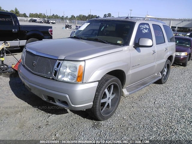 1GYEK63NX5R132710 - 2005 CADILLAC ESCALADE LUXURY SILVER photo 2