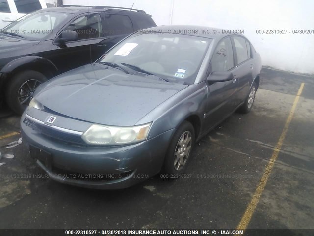 1G8AJ52F14Z155247 - 2004 SATURN ION LEVEL 2 GRAY photo 2