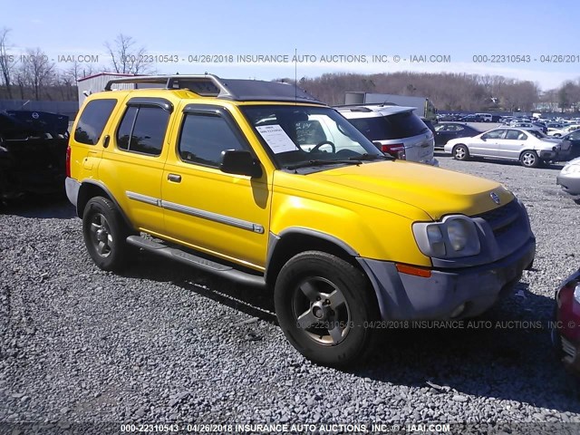 5N1ED28Y82C530116 - 2002 NISSAN XTERRA XE/SE YELLOW photo 1