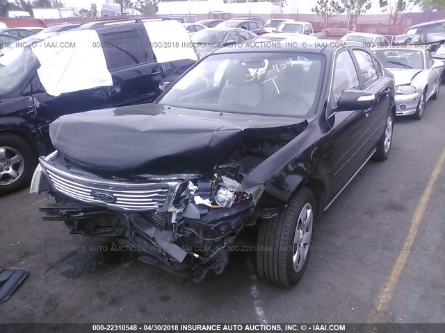 KNAGE228895308593 - 2009 KIA OPTIMA LX/EX BLACK photo 2