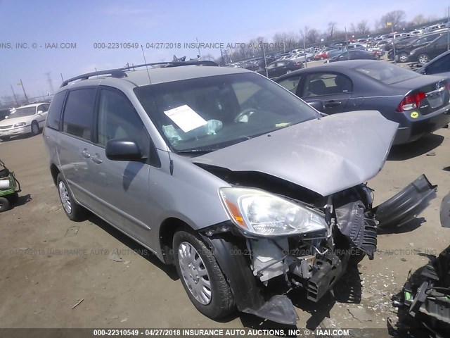 5TDZA23C84S121819 - 2004 TOYOTA SIENNA CE/LE SILVER photo 1