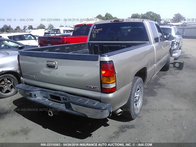 2GTEC19VX41243908 - 2004 GMC NEW SIERRA C1500 TAN photo 4