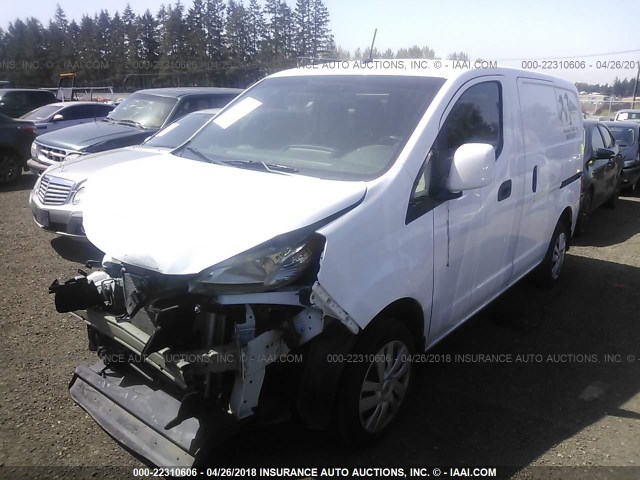 3N6CM0KN9FK709762 - 2015 NISSAN NV200 2.5S/2.5SV WHITE photo 2