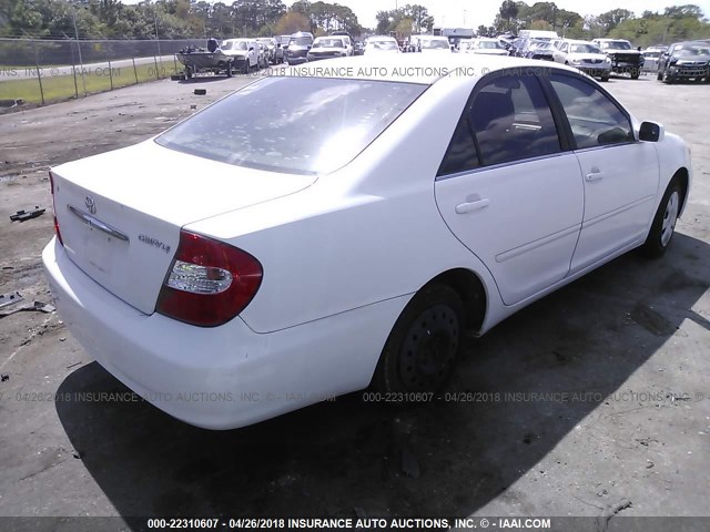 4T1BE32K83U181576 - 2003 TOYOTA CAMRY LE/XLE/SE თეთრი ფოტო 4