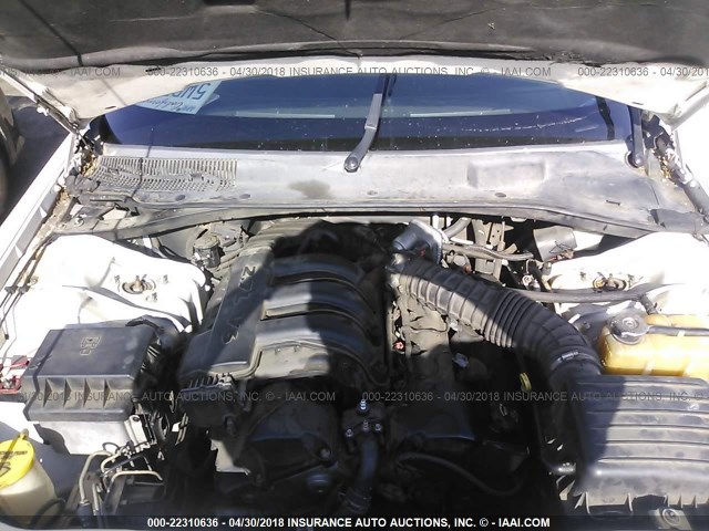 2D4FV47T66H403748 - 2006 DODGE MAGNUM SE WHITE photo 10