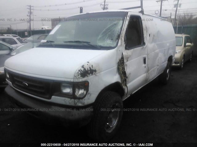 1FTSE34LX6HA73872 - 2006 FORD ECONOLINE E350 SUPER DUTY VAN WHITE photo 2