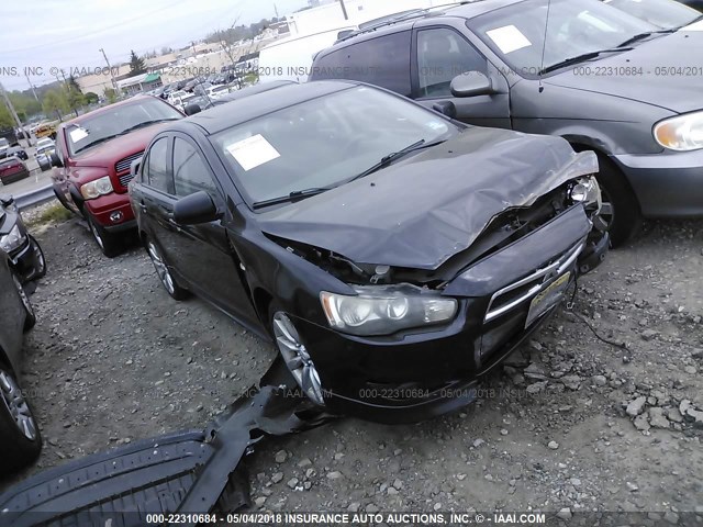 JA3AU86U88U029749 - 2008 MITSUBISHI LANCER GTS BLACK photo 1