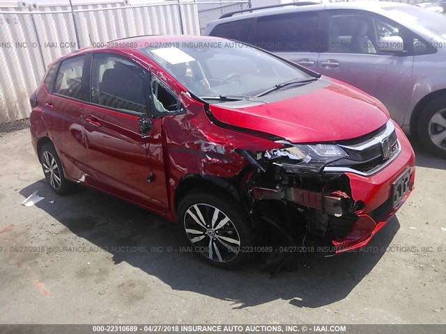 3HGGK5H88JM721425 - 2018 HONDA FIT EX/EXL RED photo 1