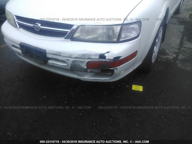 JN1CA21D2XT204186 - 1999 NISSAN MAXIMA GLE/GXE/SE WHITE photo 6