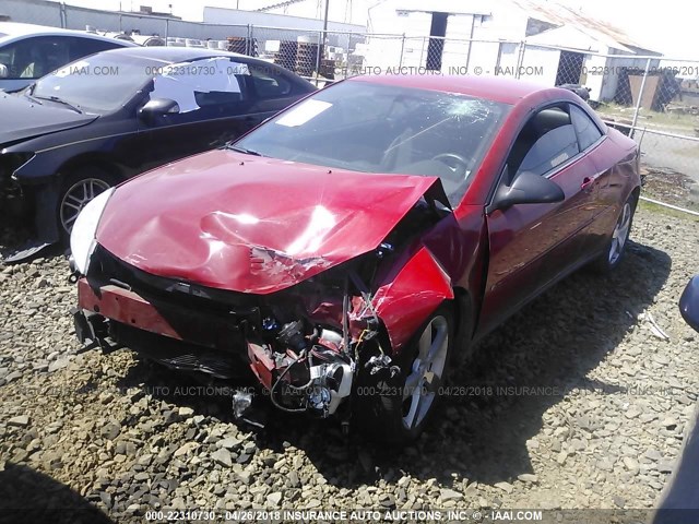 1G2ZM351664289843 - 2006 PONTIAC G6 GTP RED photo 2