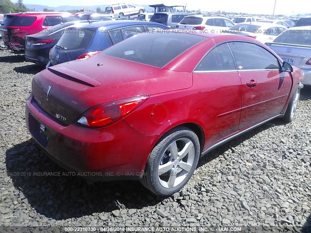 1G2ZM351664289843 - 2006 PONTIAC G6 GTP RED photo 4