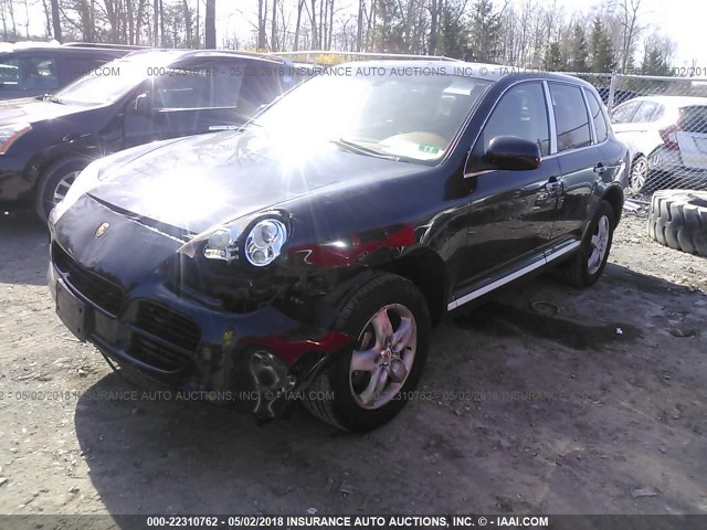 WP1AB29P46LA60699 - 2006 PORSCHE CAYENNE S BLACK photo 2