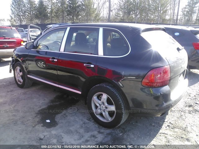 WP1AB29P46LA60699 - 2006 PORSCHE CAYENNE S BLACK photo 3