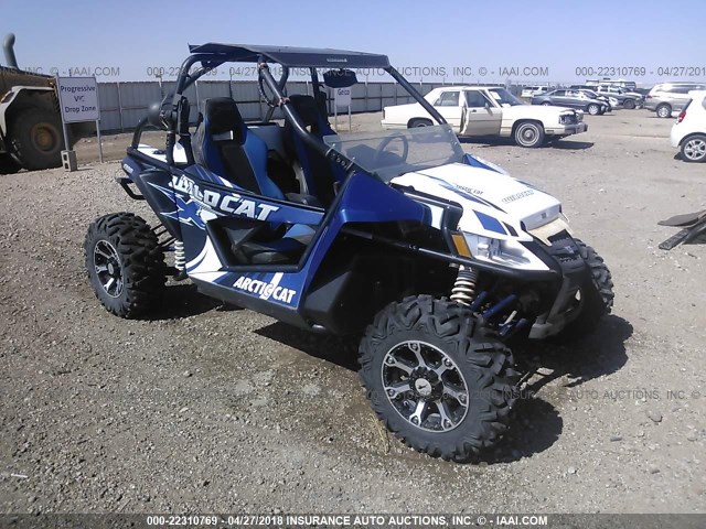 4UF14MPV6ET307298 - 2014 ARTIC CAT WILDCAT X  蓝色 照片 1