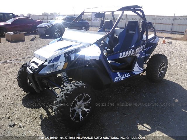 4UF14MPV6ET307298 - 2014 ARTIC CAT WILDCAT X  蓝色 照片 2