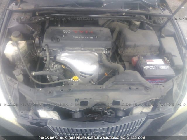 4T1CE38P84U950148 - 2004 TOYOTA CAMRY SOLARA SE/SLE შავი ფოტო 10