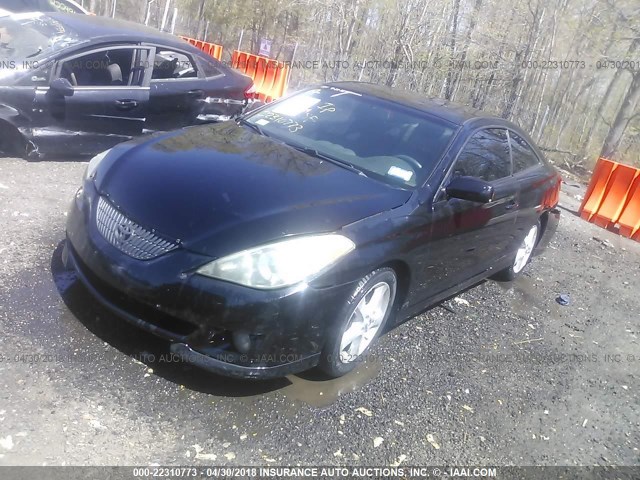 4T1CE38P84U950148 - 2004 TOYOTA CAMRY SOLARA SE/SLE შავი ფოტო 2