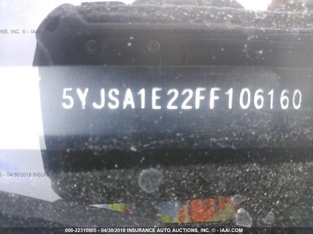 5YJSA1E22FF106160 - 2015 TESLA MODEL S BLACK photo 9