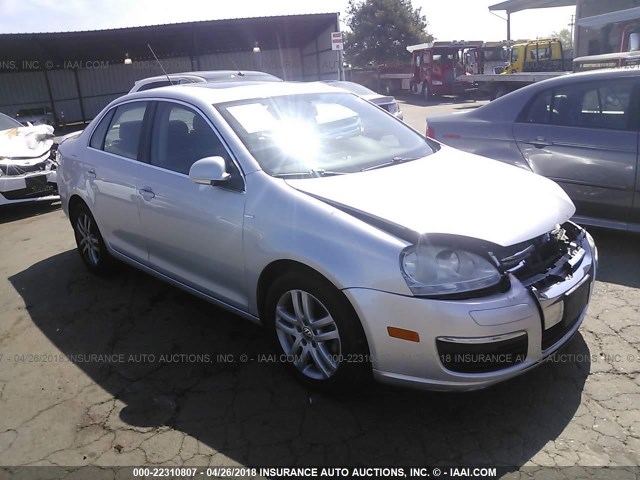 3VWEG71K07M200780 - 2007 VOLKSWAGEN JETTA WOLFSBURG SILVER photo 1