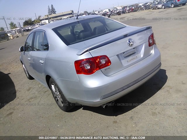 3VWEG71K07M200780 - 2007 VOLKSWAGEN JETTA WOLFSBURG SILVER photo 3