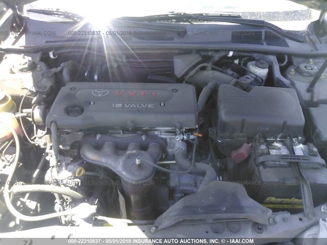 4T1BE32KX5U989575 - 2005 TOYOTA CAMRY LE/XLE/SE ნაცრისფერი ფოტო 10