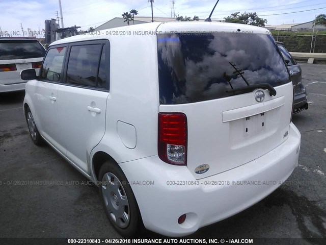 JTLZE4FE0B1133555 - 2011 TOYOTA SCION XB WHITE photo 3