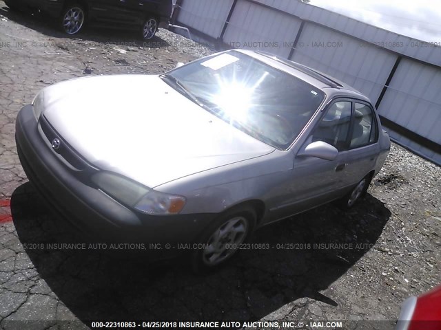 1NXBR18E3WZ082887 - 1998 TOYOTA COROLLA VE/CE/LE TAN photo 2