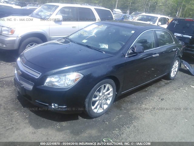 1G1ZE5E74AF302300 - 2010 CHEVROLET MALIBU LTZ 黑色 照片 2