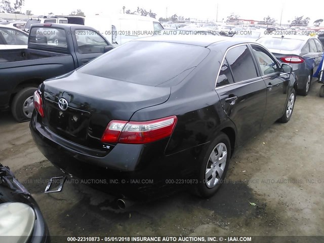 4T4BE46K99R096521 - 2009 TOYOTA CAMRY SE/LE/XLE BLACK photo 4