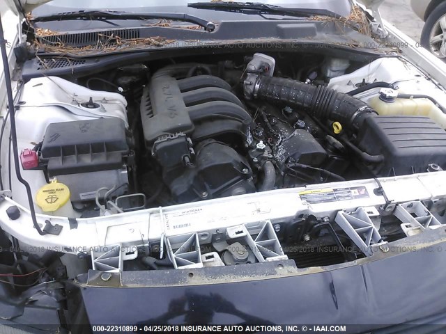 2D4FV47T46H416787 - 2006 DODGE MAGNUM SE WHITE photo 10